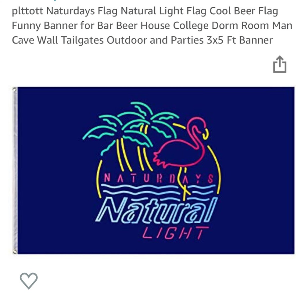 NATURAL LIGHT FLAG